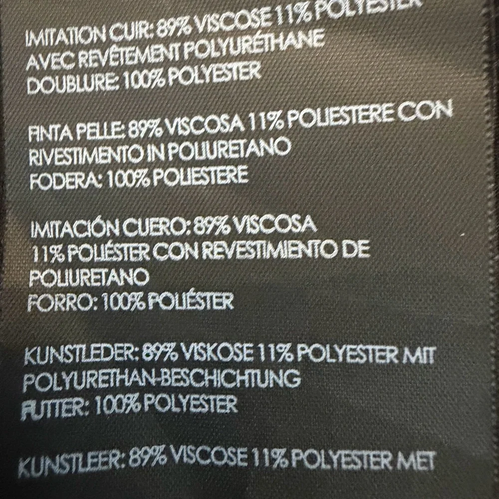 Club Monaco Black Faux Leather Mini Skirt - Picture 6 of 8